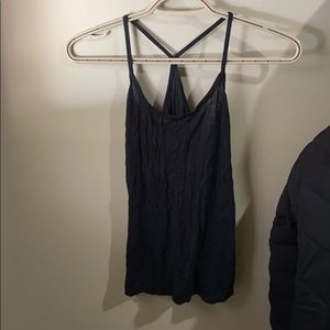 Black tank top